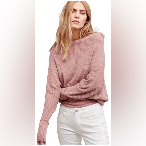 Free People pink dolman sweater - Picture 11 of 11